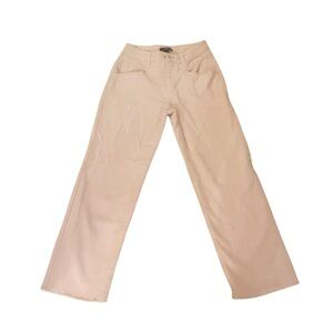 Forever 21 light pink high-rise Corduroy flare pants size 1
